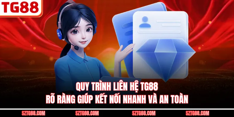 Quy trình liên hệ TG88 rõ ràng giúp kết nối nhanh và an toàn